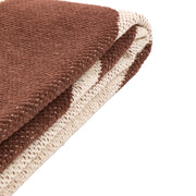 Alma Abstract Throw in Chocolate
