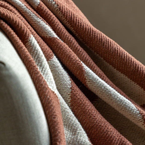 Alma Abstract Throw in Nutmeg
