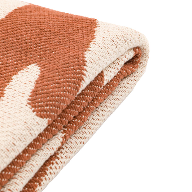 Alma Abstract Throw in Nutmeg