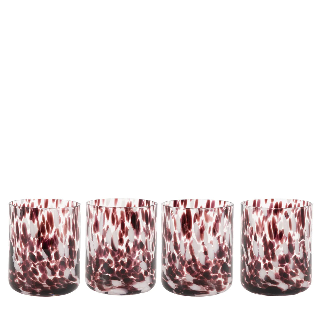 Tumbler Confetti Glasses Set of 4