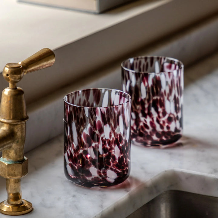 Tumbler Confetti Glasses Set of 4