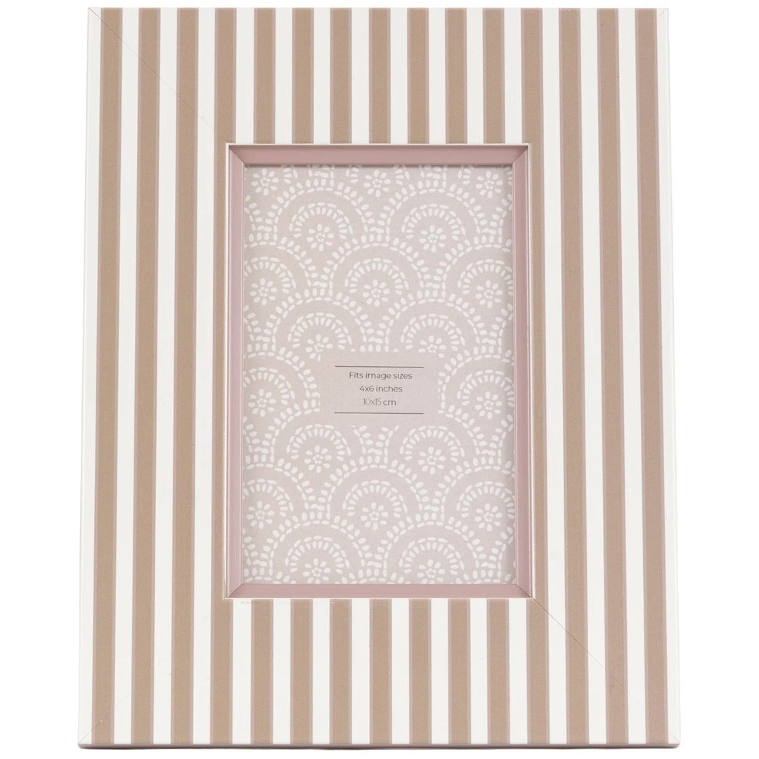 Stripe Photo Frame 6x4" Set of 2
