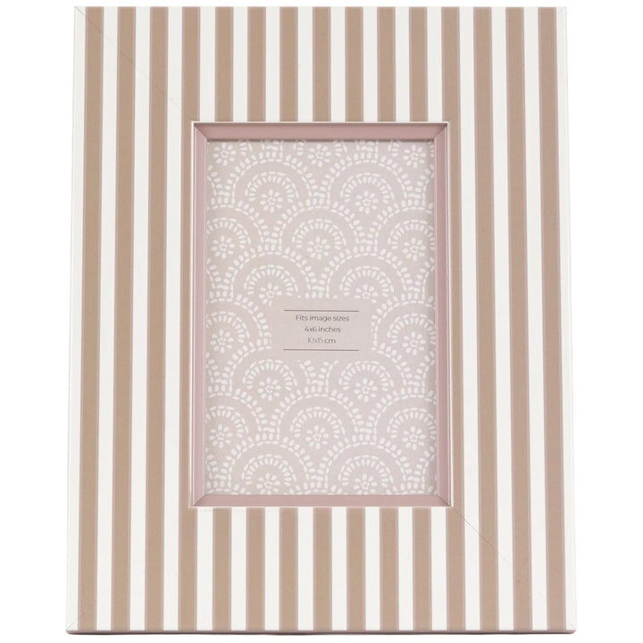 Stripe Photo Frame 6x4" Set of 2