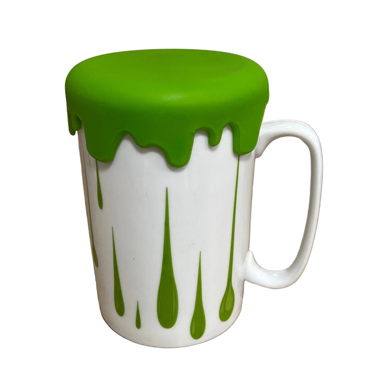 Large Mug with Lid Green