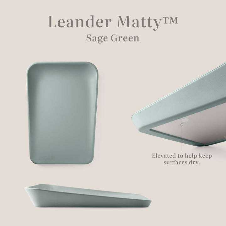 Leander Matty™ Changing Mat Sage Green