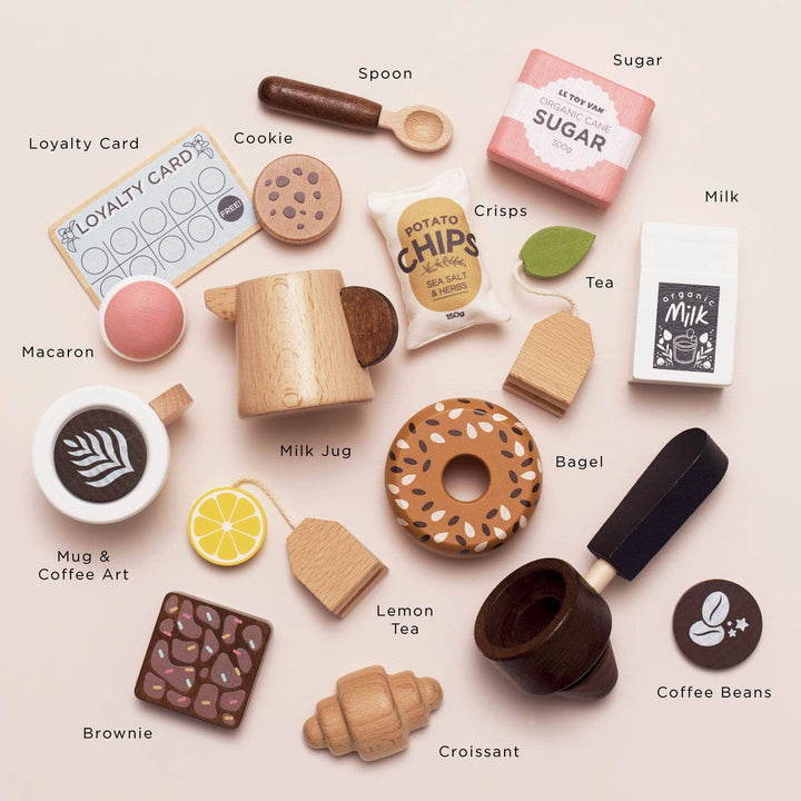 Barista Wooden Café Shop Play Set