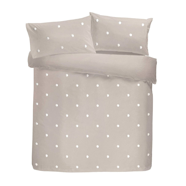 Dot Garden Duvet Cover Set by Appletree in Linen
