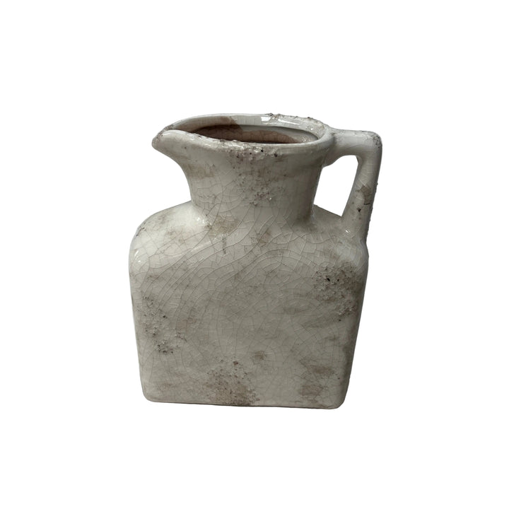 Square Rustic Pitcher Garden Decor