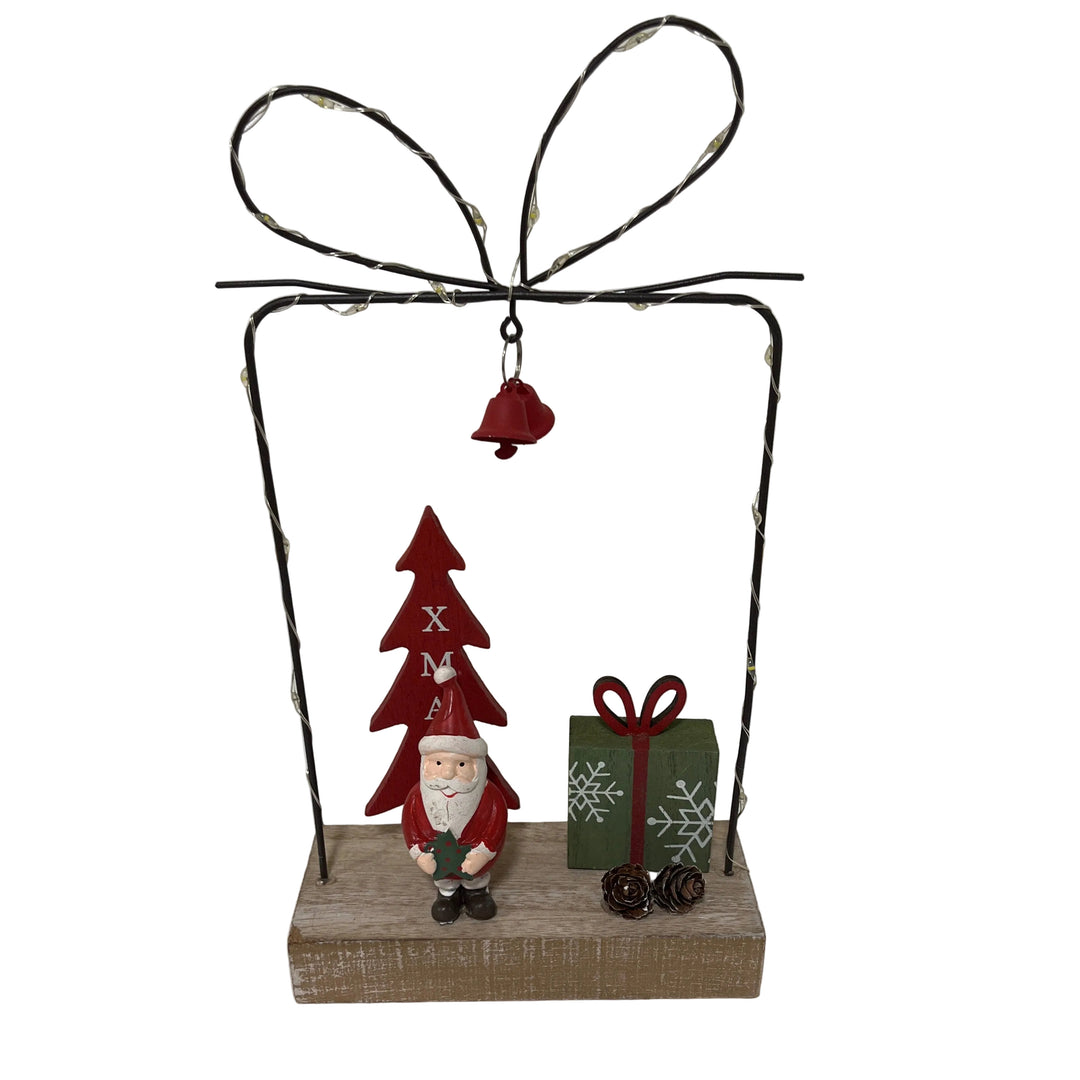 Wire Present with Santa LED