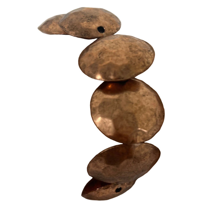 Handmade Metal Disc Bracelet
