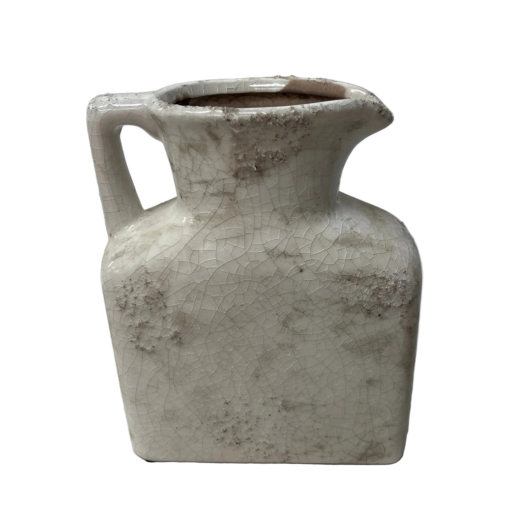 Square Rustic Pitcher Garden Decor