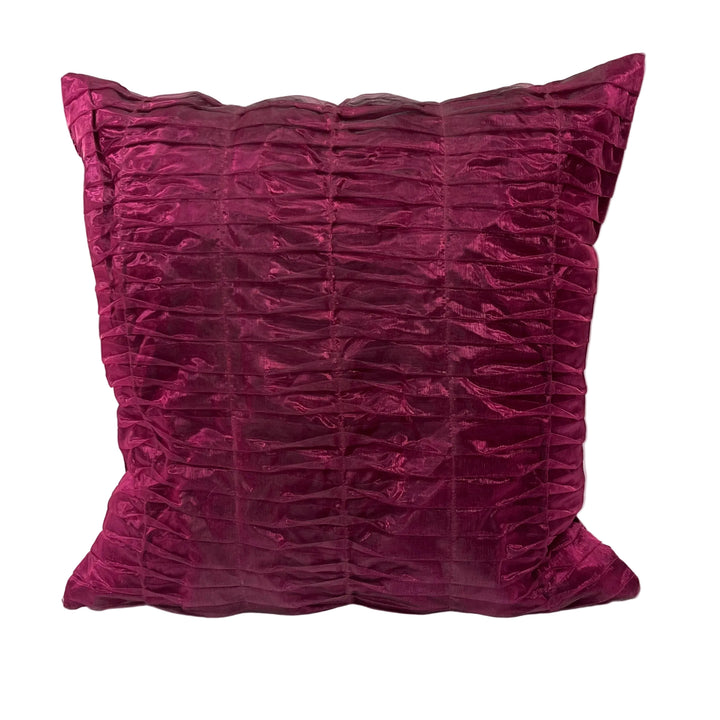 Large Organza Cushion Covers Pink X4