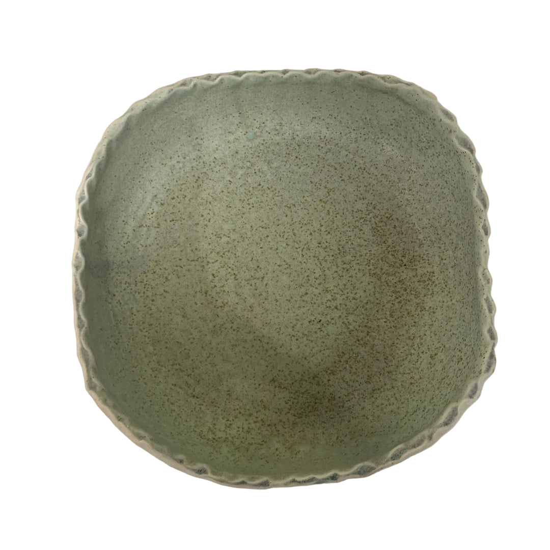 Large Shallow Bowl Emerald House Decor