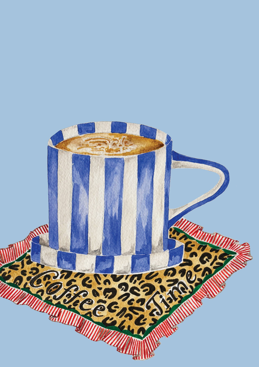 Coffee In Bed Print by Mash Design
