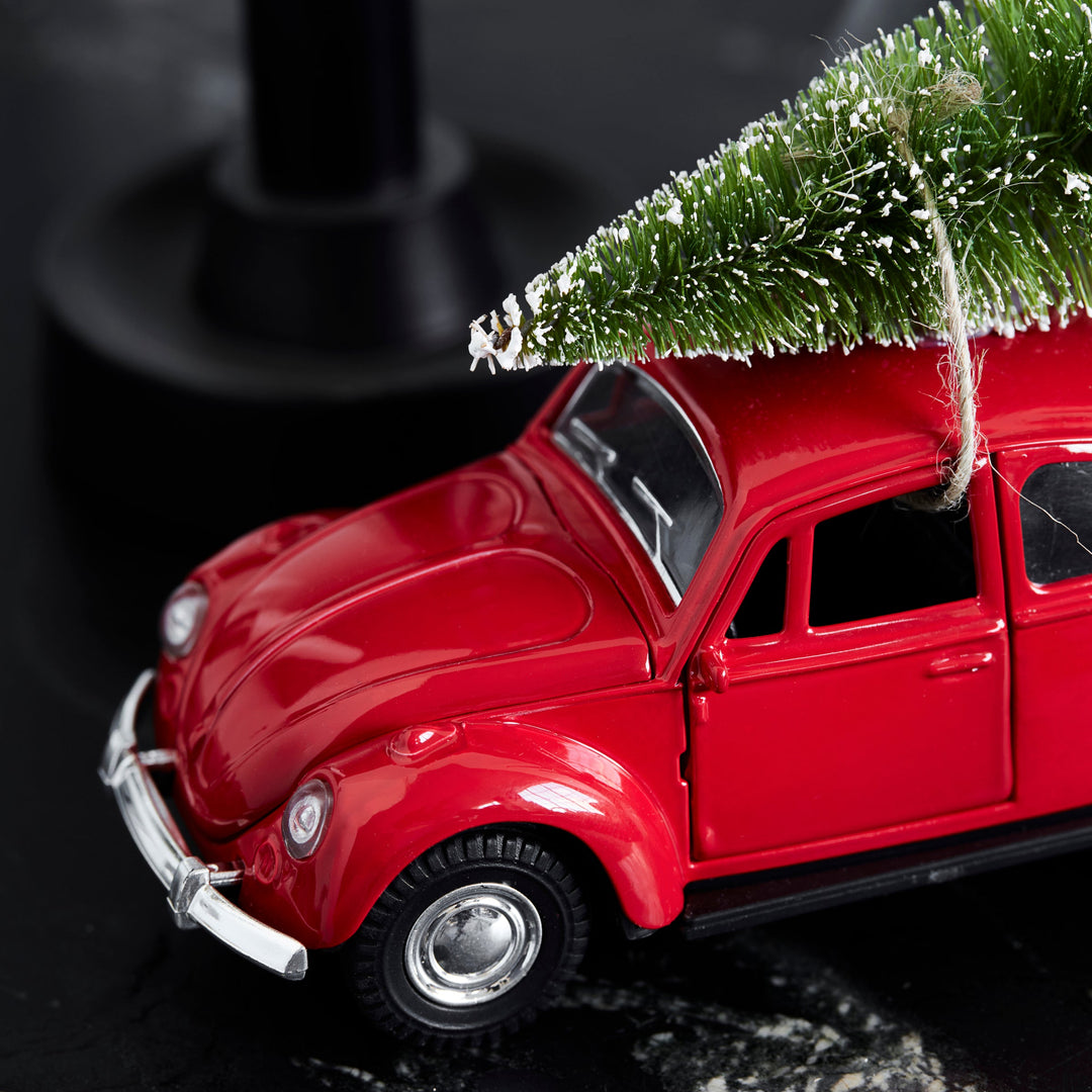 Christmas Car Decoration in Red