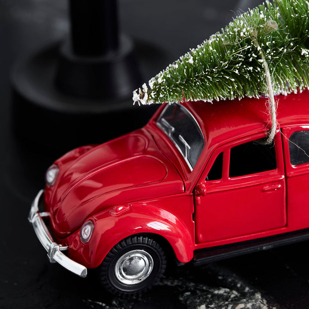 Christmas Car Decoration in Red