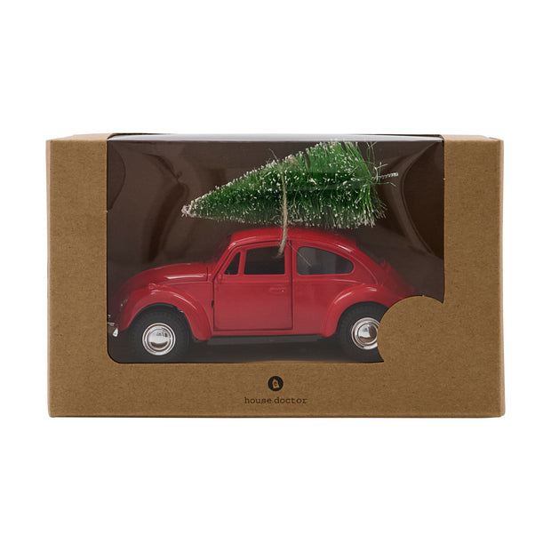 Christmas Car Decoration in Red