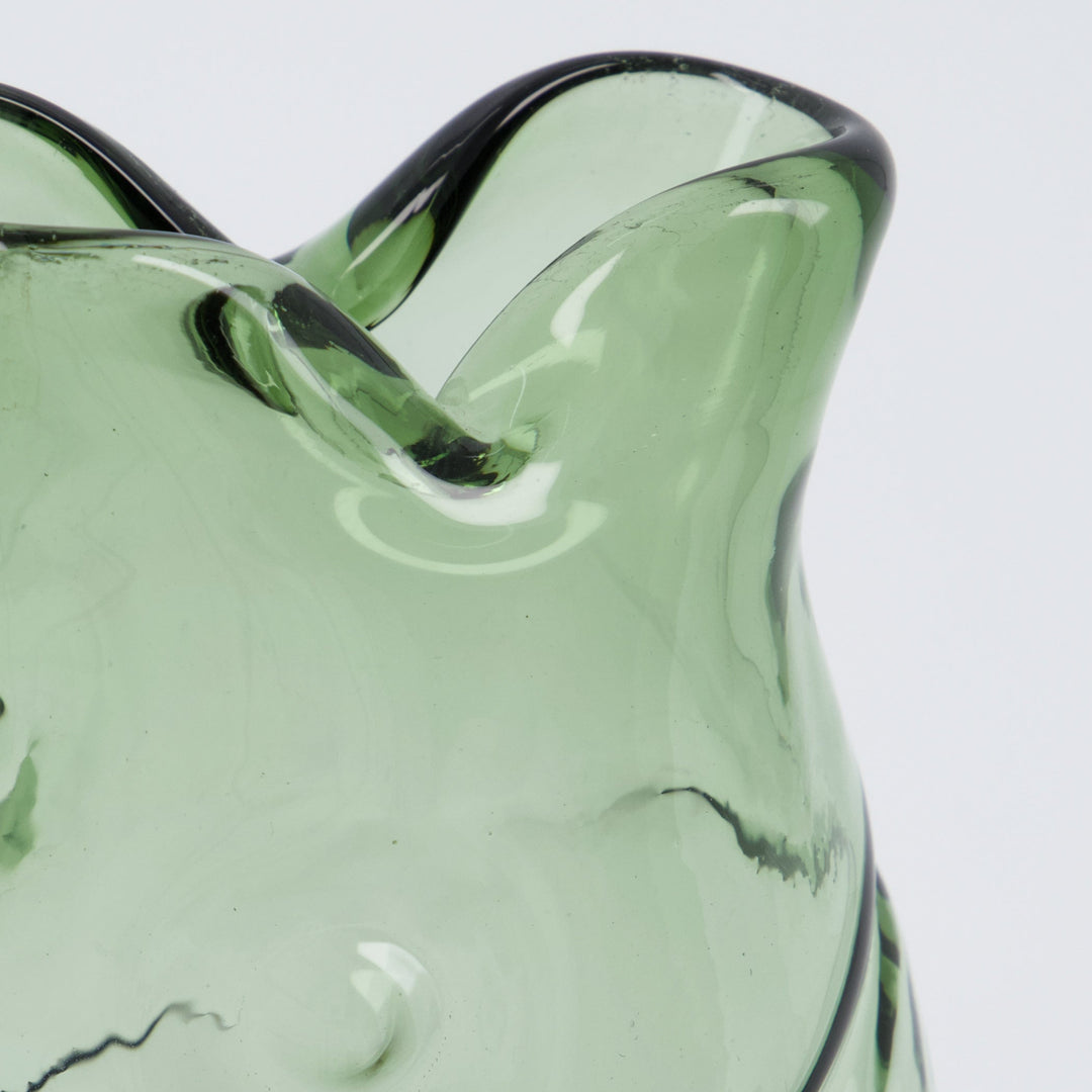Fish Vase in Green