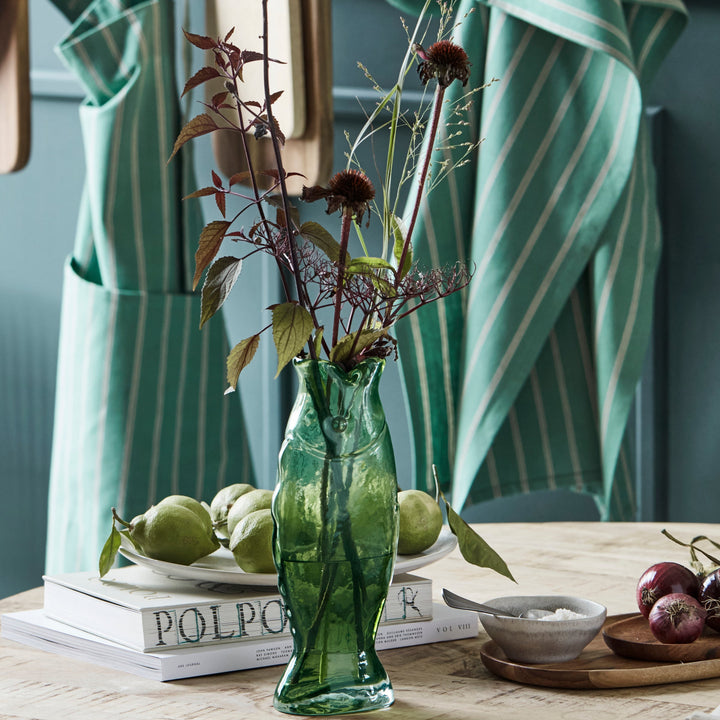 Fish Vase in Green
