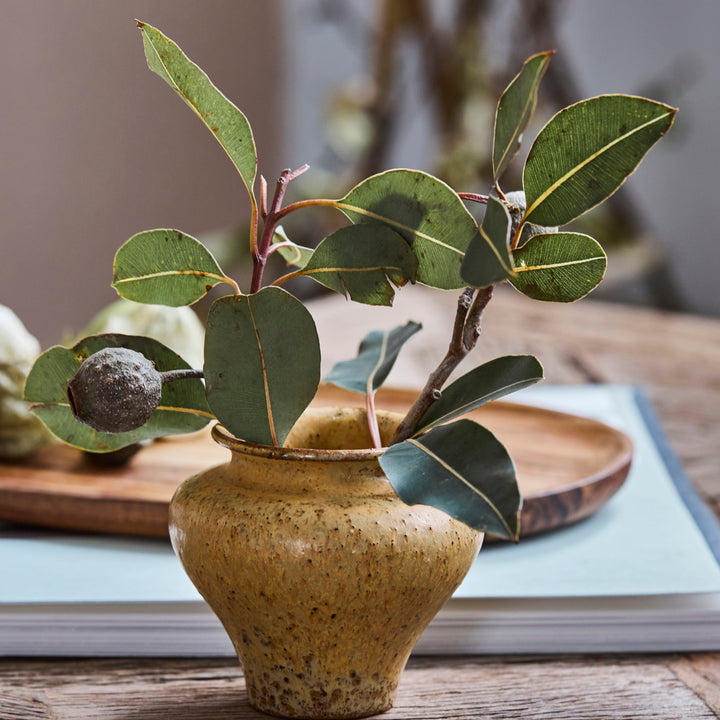 Kolo Vase in Mustard