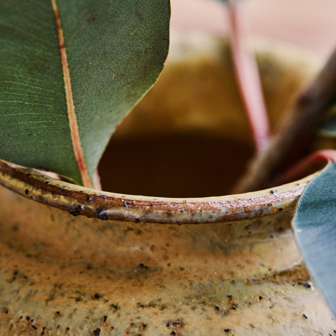 Kolo Vase in Mustard