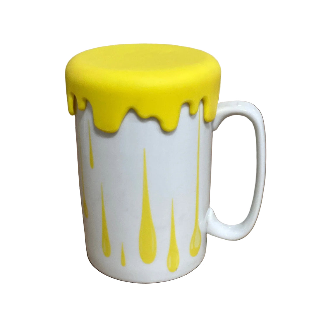 Large Mug with Lid Yellow
