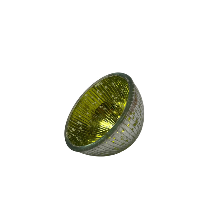 Small Floating Glass Tea Light Green