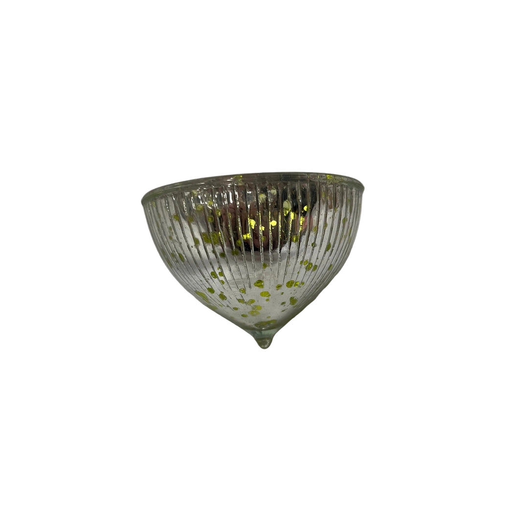 Small Floating Glass Tea Light Green