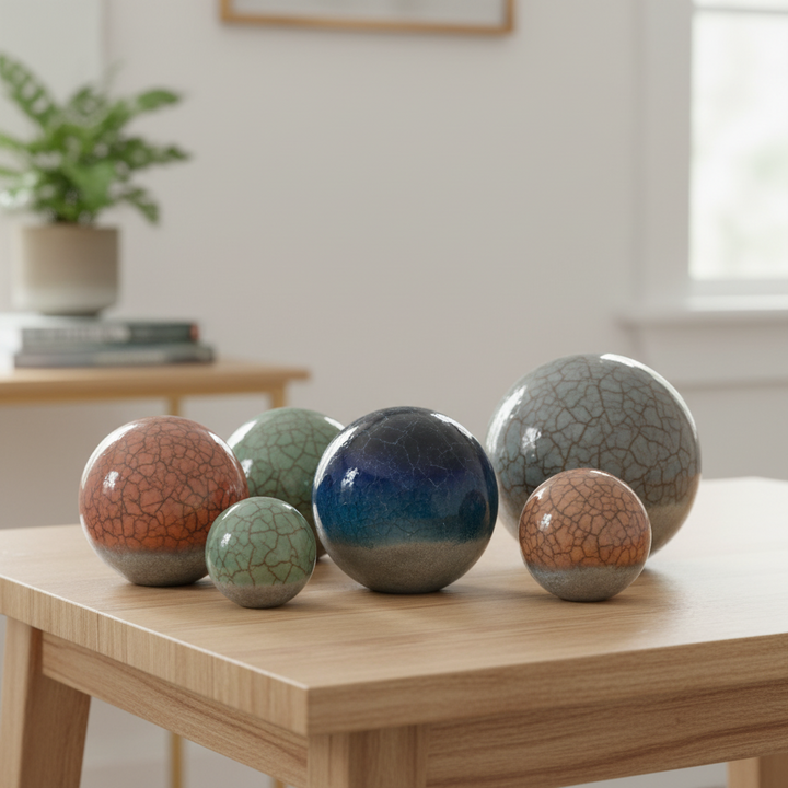Glass Sphere Maritime Blue