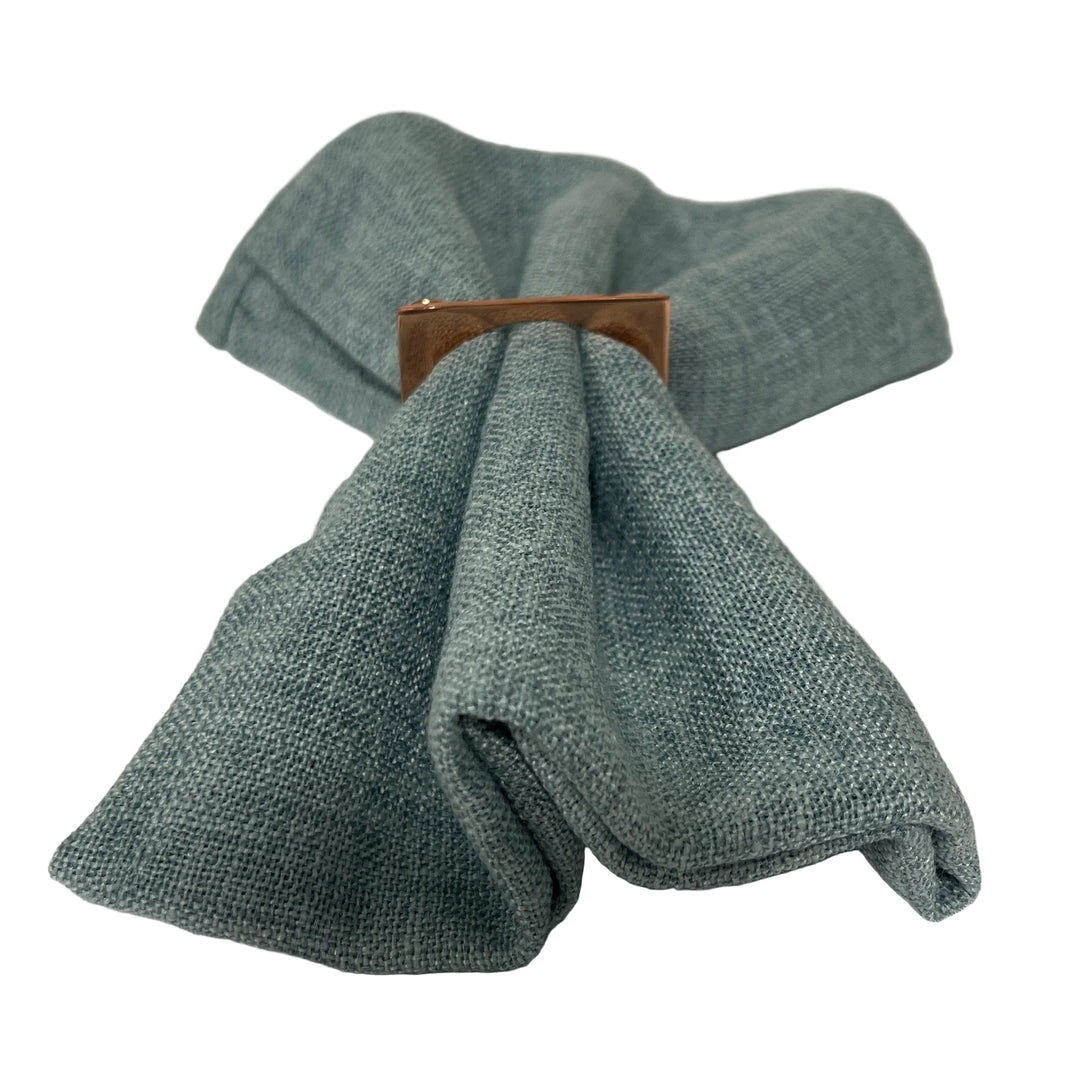 Set of 6 Copper Napkin Rings