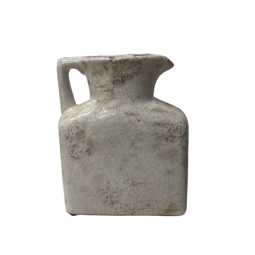 Square Rustic Pitcher Garden Decor
