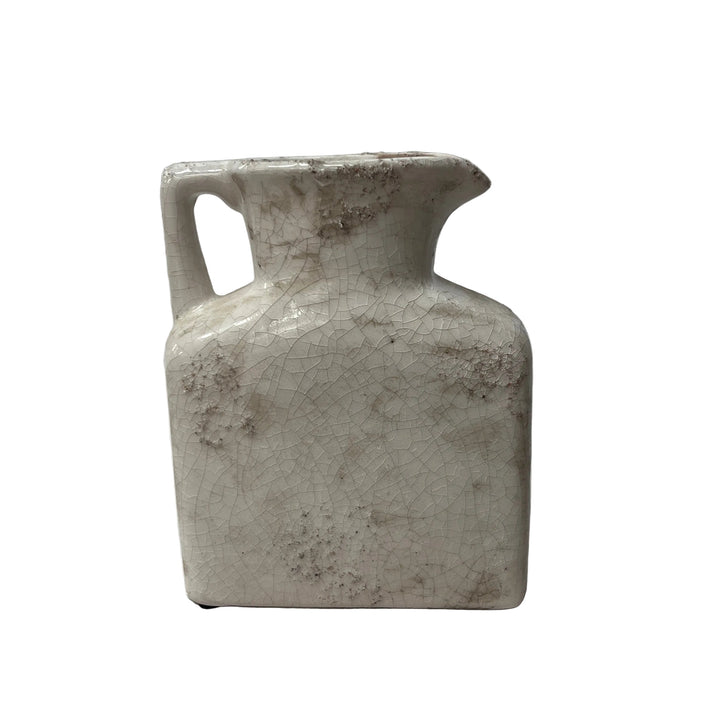 Square Rustic Pitcher Garden Decor