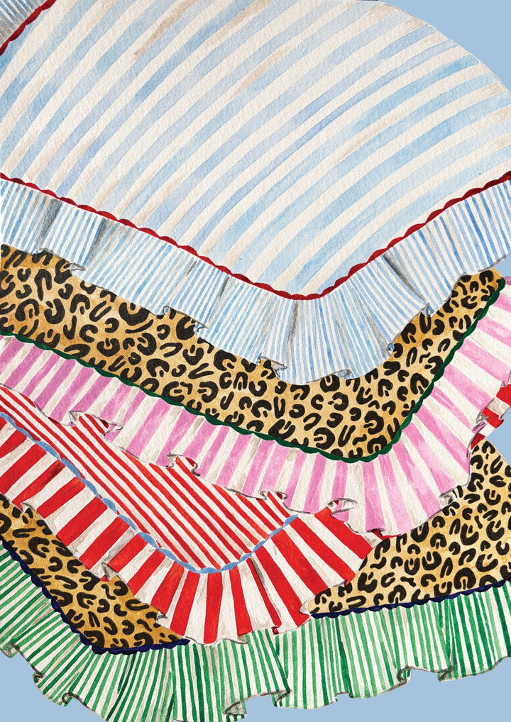 Frilly Pillow Print by Mash Design