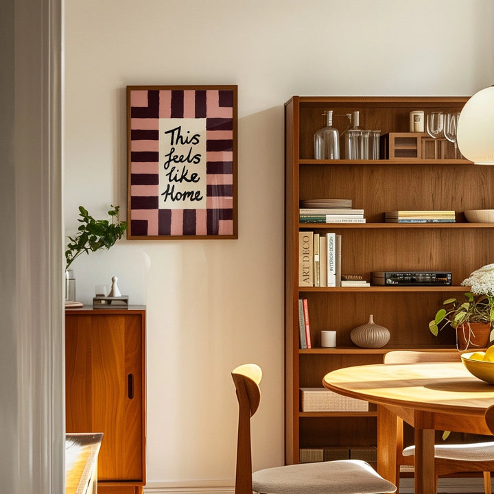 This Feels Like Home Hand Painted Print