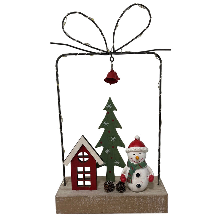 Wire Present with Snowman LED