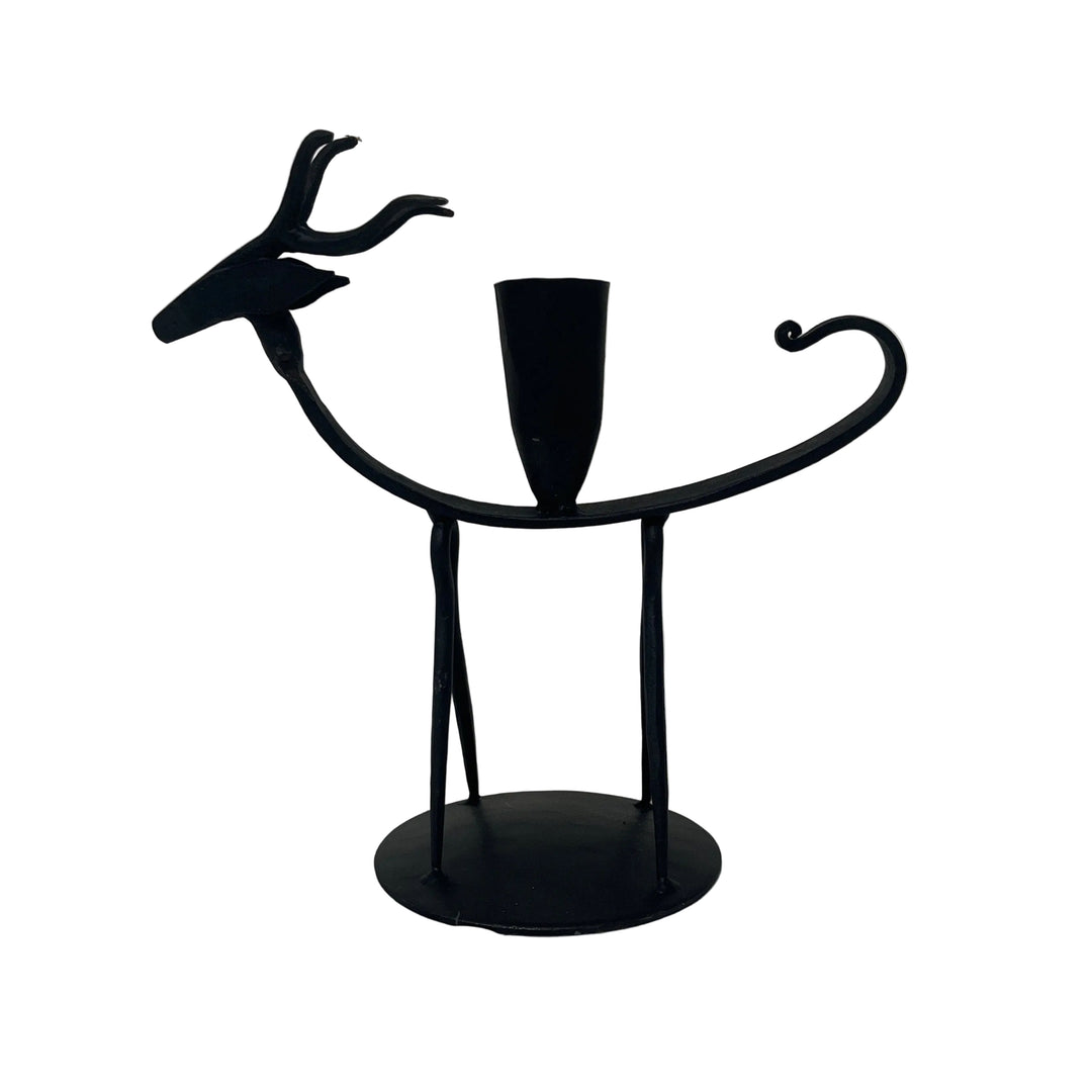 Large Reindeer Candleholder