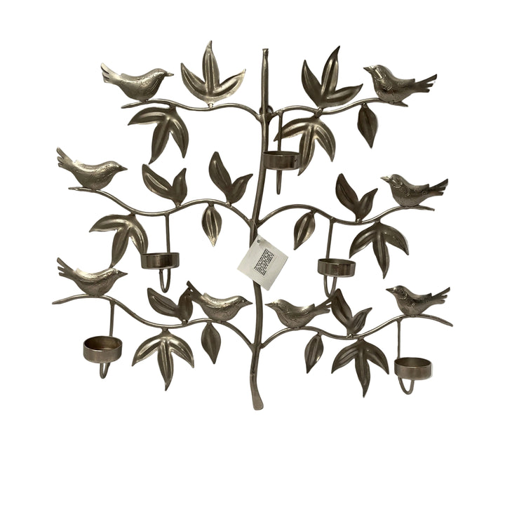 Large Metal Wall Hanging Tea Light Holder