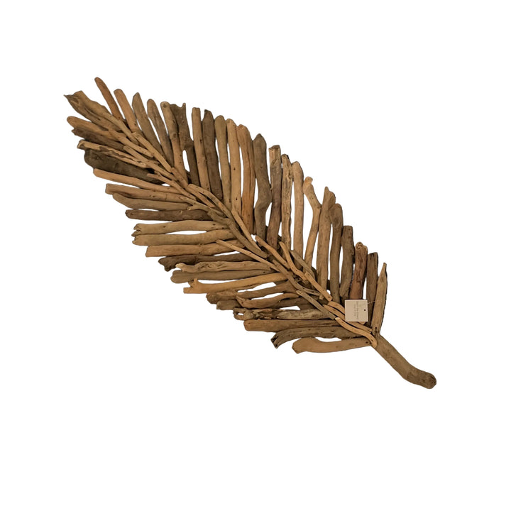 Large Leaf Driftwood Decor