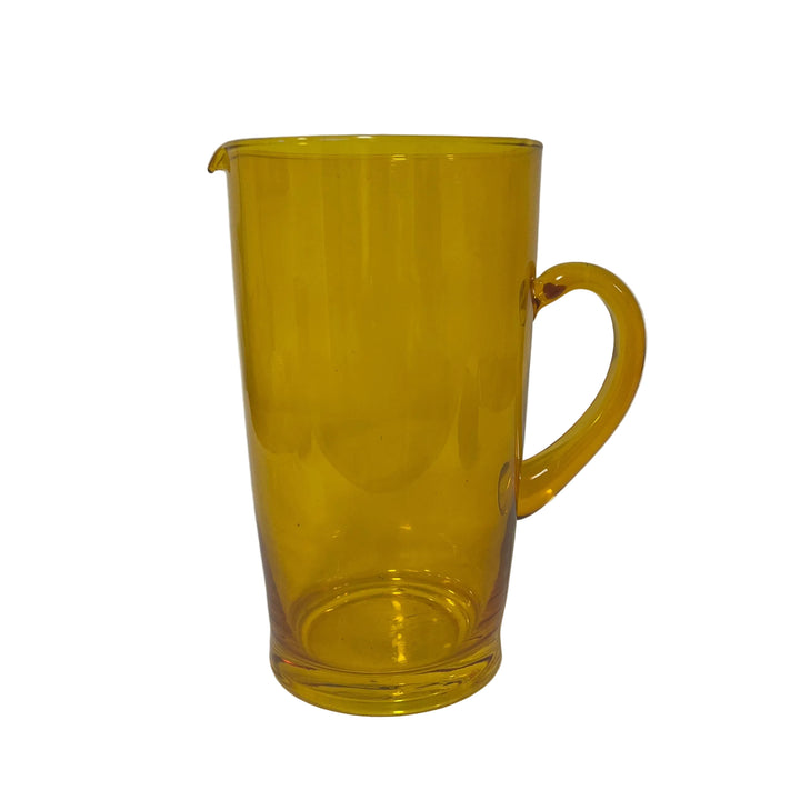 Glass Pitcher Yellow