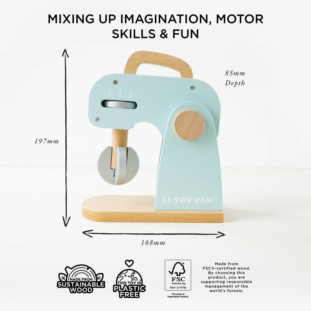 Bakers Wooden Mixer Set & Accessories Play Set