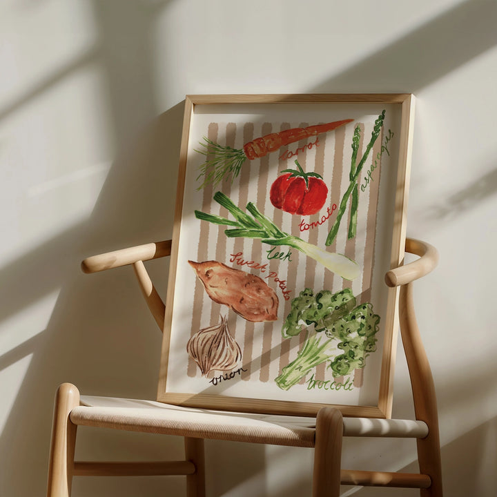 Veggie Patch Print by Mash Design