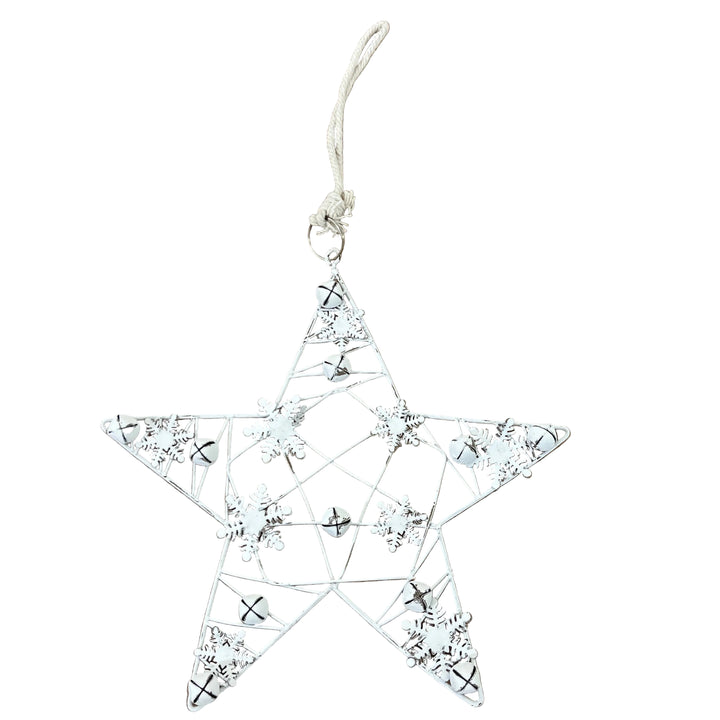 Large Twisted Wire Star Hanger