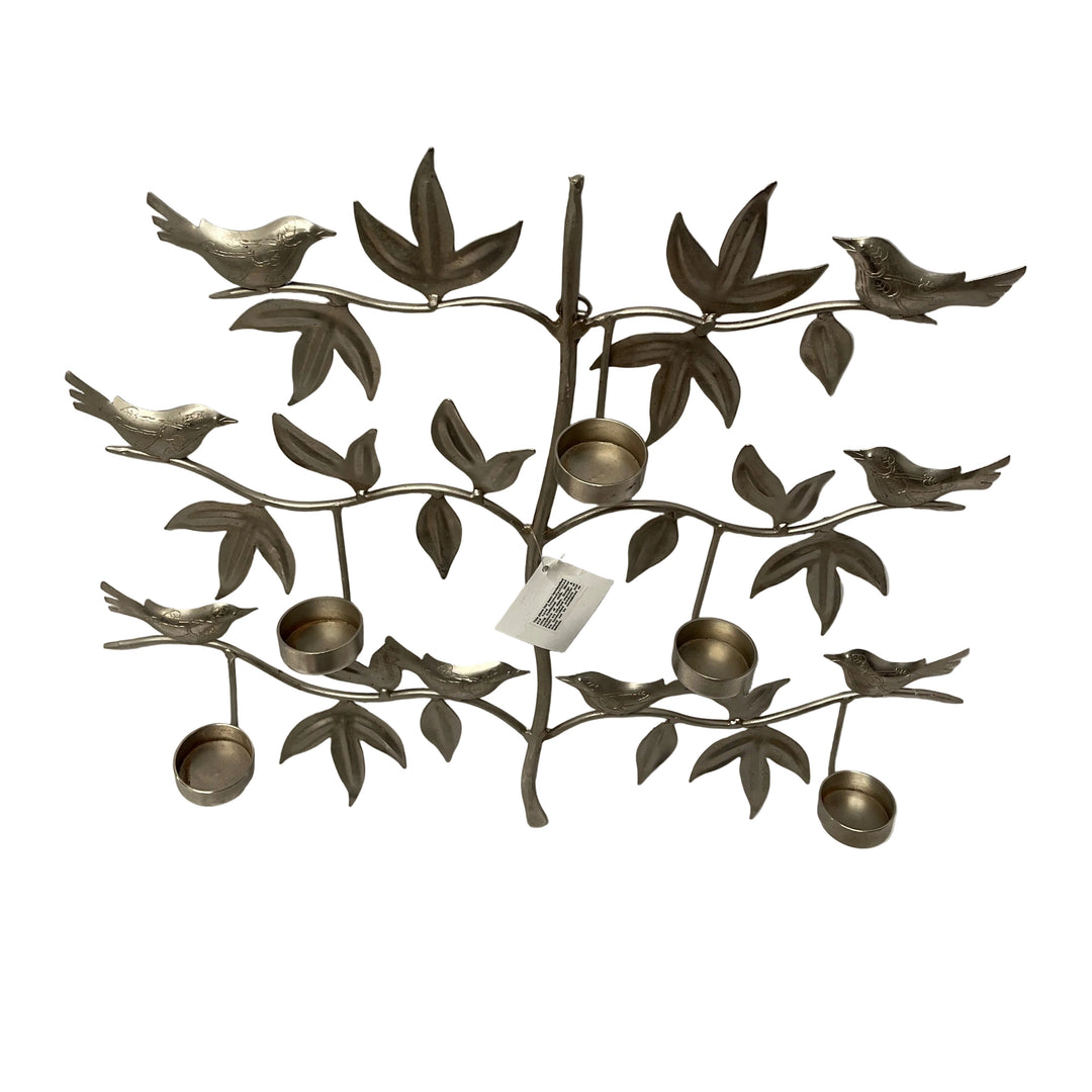 Large Metal Wall Hanging Tea Light Holder