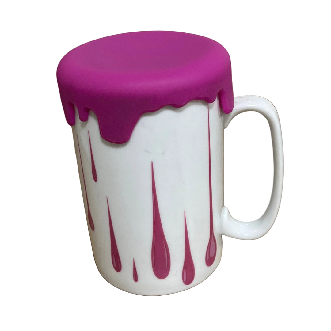 Large Mug With Silicone Lid Pink