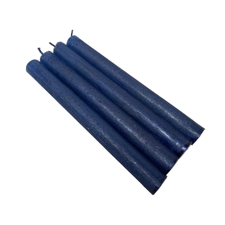 Pack of 4 Hand Poured Candles Blue