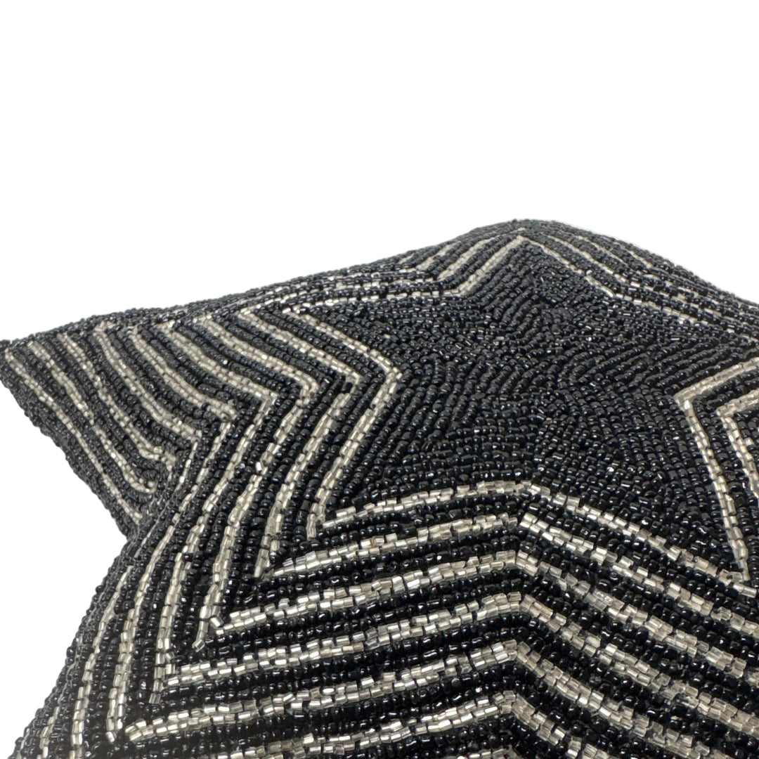 Small Beaded Star Cushion
