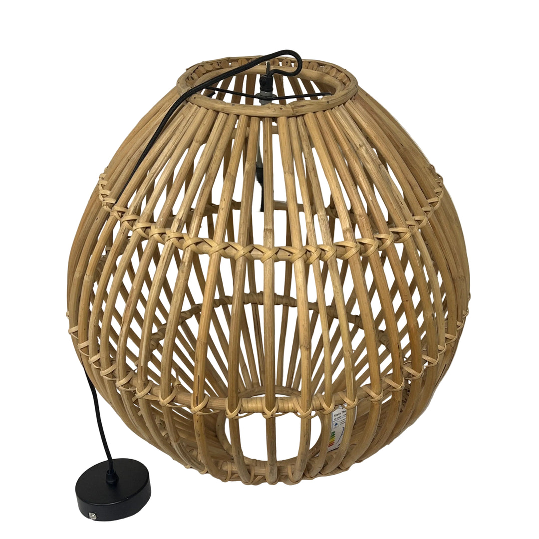 Large Wicker Ceiling Light
