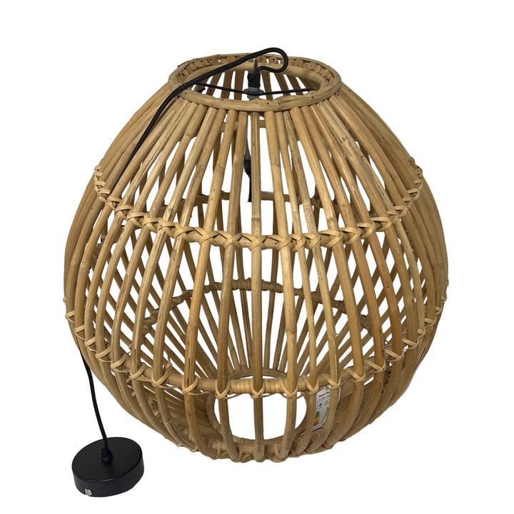 Large Wicker Ceiling Light