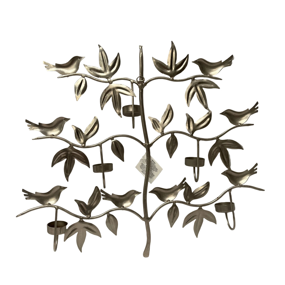 Large Metal Wall Hanging Tea Light Holder