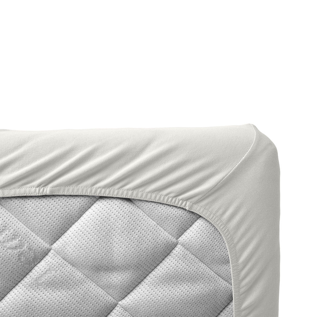 Pack of 2 Leander Baby Sheet 60x15cm in Snow